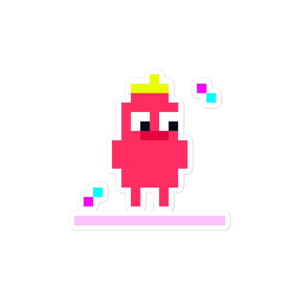Pixel — Neon Nights Sticker